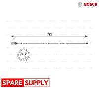 WARNING CONTACT, BRAKE PAD WEAR FOR BMW E90 E93 E92 E91 BOSCH 1 987 473 514