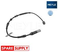 WARNING CONTACT, BRAKE PAD WEAR FOR BMW F01 MEYLE 314 527 0025 FITS REAR AXLE