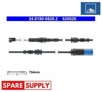 WARNING CONTACT, BRAKE PAD WEAR FOR BMW G02 ATE 24.8190-0826.2