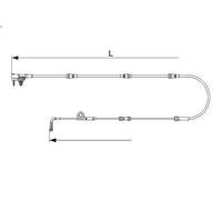 BOSCH 1 987 473 629 Brake pad wear sensor