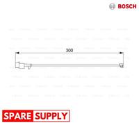 WARNING CONTACT, BRAKE PAD WEAR FOR IVECO DAILY BOSCH 1 987 474 576 NEW