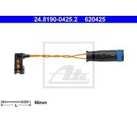 WARNING CONTACT, BRAKE PAD WEAR FOR MERCEDES-BENZ ATE 24.8190-0425.2