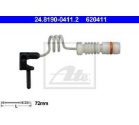 WARNING CONTACT, BRAKE PAD WEAR FOR MERCEDES-BENZ PUCH ATE 24.8190-0411.2