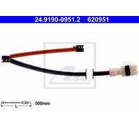 WARNING CONTACT, BRAKE PAD WEAR FOR PORSCHE 911 ATE 24.8190-0951.2