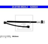 WARNING CONTACT, BRAKE PAD WEAR FOR PORSCHE 911 BOXSTER ATE 24.8190-0024.2