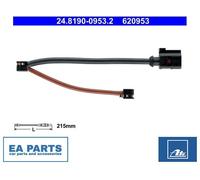 Warning Contact, brake pad wear for PORSCHE 911 Targa ATE 24.8190-0953.2