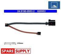 WARNING CONTACT, BRAKE PAD WEAR FOR PORSCHE 911 TARGA ATE 24.8190-0953.2