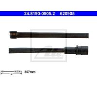 WARNING CONTACT, BRAKE PAD WEAR FOR PORSCHE 944 ATE 24.8190-0905.2