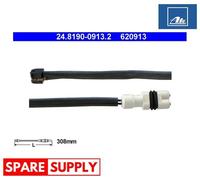 WARNING CONTACT, BRAKE PAD WEAR FOR PORSCHE 944 ATE 24.8190-0913.2