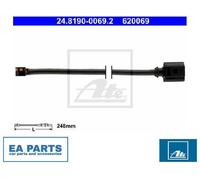 Warning Contact, brake pad wear for PORSCHE ATE 24.8190-0069.2