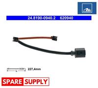 WARNING CONTACT, BRAKE PAD WEAR FOR PORSCHE CAYENNE PANAMERA ATE 24.8190-0940.2