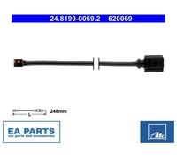 Warning Contact, brake pad wear for PORSCHE CAYMAN ATE 24.8190-0069.2