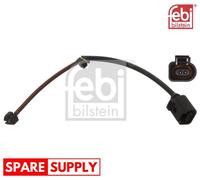 WARNING CONTACT, BRAKE PAD WEAR FOR PORSCHE FEBI BILSTEIN 44556