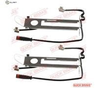 WARNING CONTACT BRAKE PAD WEAR WS 0236 A FOR MAN D0824FL01/0824LFL04 4.6L 4cyl