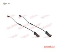 WARNING CONTACT BRAKE PAD WEAR WS 0427 A FOR AUDI A8L CHJA/CYPA 2.0L 4cyl A8L