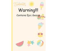 Warning!!! Contains Epic Genius: A Fun Daily Journal to Draw, Write, and Explore Your Thoughts