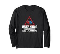 Warning Contains Nothing Placebo Long Sleeve T-Shirt