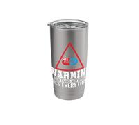 Warning Contains Nothing Placebo Stainless Steel Insulated Tumbler