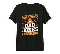 Warning Dad Jokes Incoming Premium T-Shirt