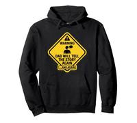 Warning Dad Will Tell The Funny Story Again Fathers Day Joke Pullover Hoodie