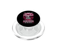 WARNING DANGEROUS Funny Wife Plumbers Plumbing Back/front PopSockets PopGrip for MagSafe