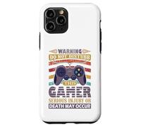 Warning Do Not Disturb This Gamer, Funny Video Gaming Lover Case for iPhone 11 Pro