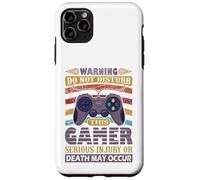 Warning Do Not Disturb This Gamer, Funny Video Gaming Lover Case for iPhone 11 Pro Max