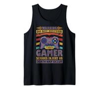 Warning Do Not Disturb This Gamer, Funny Video Gaming Lover Tank Top