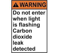 Warning Do Not Enter When Light is Flashing Metal Sign Aluminum Warning Tin Signs For Outdoor Business Yard Lawn Farmhouse Garden Patio Wall Decor 8x12 Inch