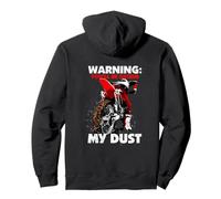 Warning Eat My Dust Dirt Bike Motocross Pullover Hoodie