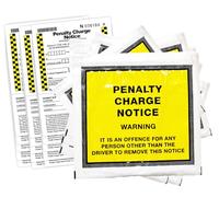 WARNING! Extremely Realistic - Pack of 15 Fake Joke Parking Tickets Prank Fine & 15 Official Penalty Charge Notice Wallets - STOP Unauthorised Parking - Makes a Great Birthday Surprise Gift