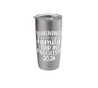 Warning Family Trip in Progress 2026 Stainless Steel Insulated Tumbler
