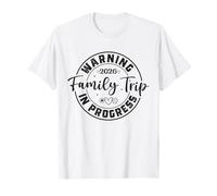 Warning Family Trip in Progress 2026 T-Shirt