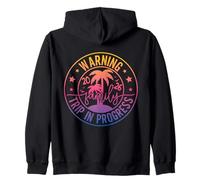 Warning Family Trip In Progress 2026 Zip Hoodie