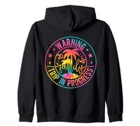 Warning Family Trip In Progress 2026 Zip Hoodie