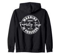 Warning Family Trip In Progress 2026 Zip Hoodie