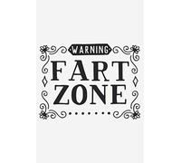 Warning Fart Zone: Ruled Toilet Saying Notebook for Notes, Thoughts, Ideas, Reminders, Lists to do, Planning (6x9 inches) Lined DIN A3 Funny Poop Sign Journal