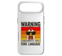 Warning Frequently Uses Fowl Language Funny Cool Chicken Case for iPhone Air