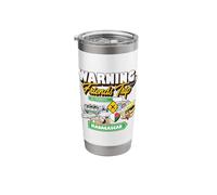 Warning Friends Trip in Progress Madagascar Travel Matching Stainless Steel Insulated Tumbler
