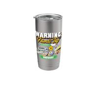 Warning Friends Trip in Progress Uruguay Travel Matching Stainless Steel Insulated Tumbler
