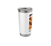 Warning from Space Kaiju Horror Sci-Fi Stainless Steel Insulated Tumbler
