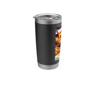 Warning from Space Kaiju Horror Sci-Fi Stainless Steel Insulated Tumbler