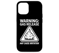 Warning Gas Release May Cause Irritation Humor Case for iPhone 12/12 Pro