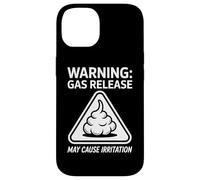 Warning Gas Release May Cause Irritation Humor Case for iPhone 14