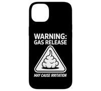 Warning Gas Release May Cause Irritation Humor Case for iPhone 14 Plus