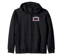 Warning Girls Trip In Progress Funny Summer Vacation Quote Zip Hoodie