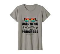 Warning Girls Trip in Progress Vacation Cartagena T-Shirt