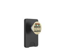 Warning Girls Trip In Progress Vacation Chicago PopSockets PopWallet for MagSafe