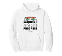 Warning Girls Trip In Progress Vacation Chicago Pullover Hoodie