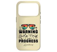 Warning Girls Trip In Progress Vacation Luxembourg Case for iPhone 17 Pro